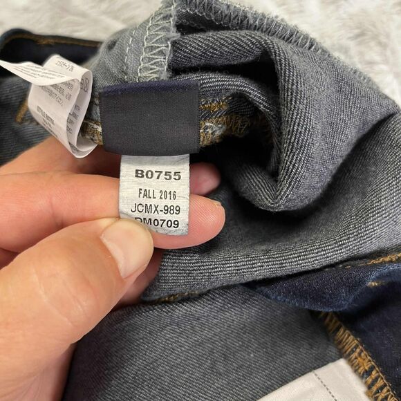 J.Crew Jeans Women 26 Toothpick Skinny Dark Wash Stretch Denim Mid Rise Everyday - Picture 7 of 12